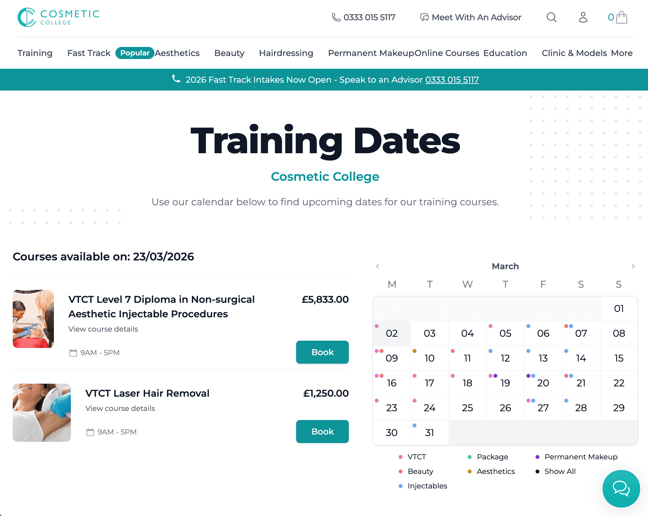 VTCT Pathway Planner 2026: Choose the Right Aesthetics Route