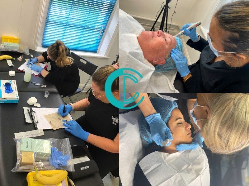 In Action Permanent Makeup Training At The Cosmetic College