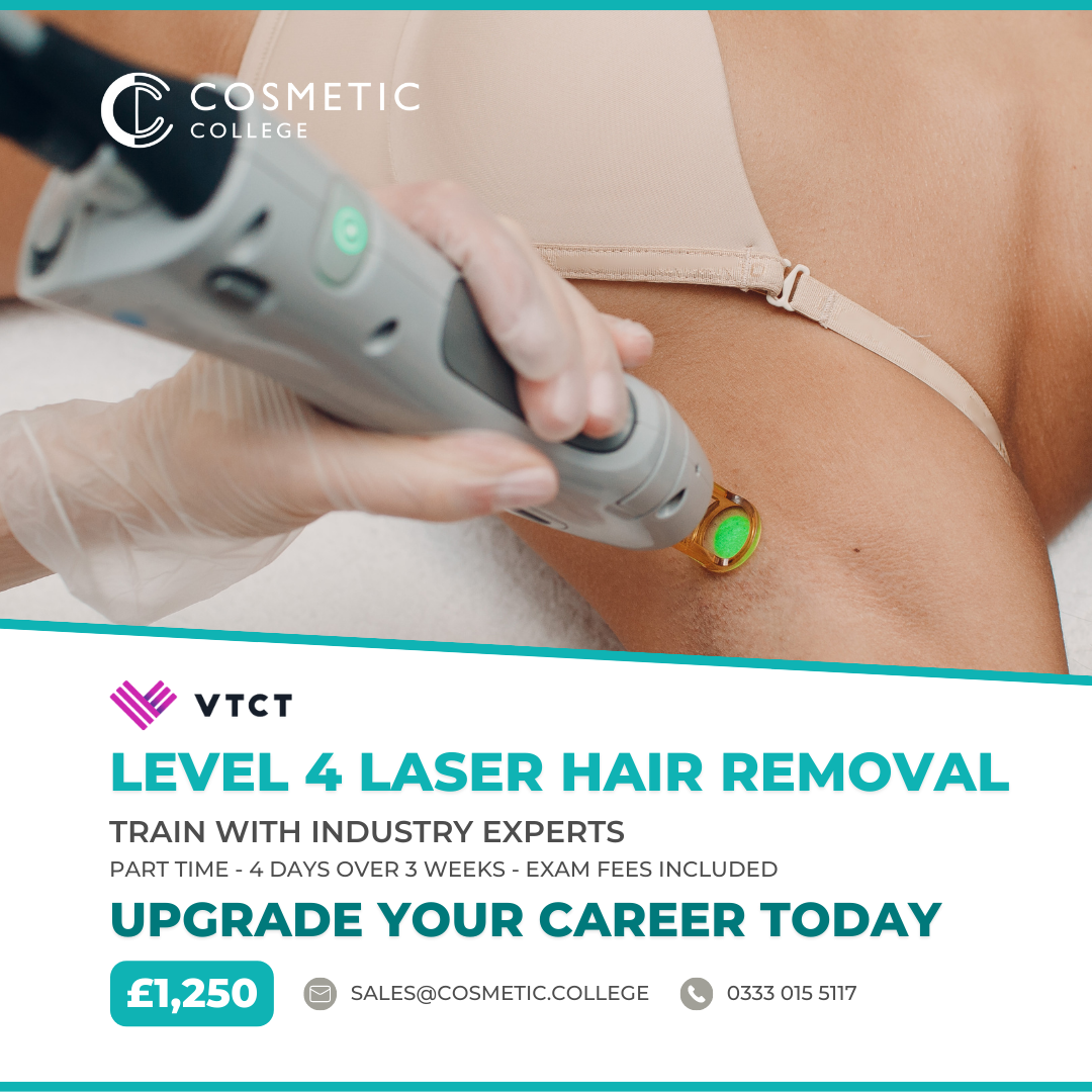Introducing Our Fast-Track VTCT Level 4 Laser Hair Removal Training Course - Get Qualified in Just 4 Days!